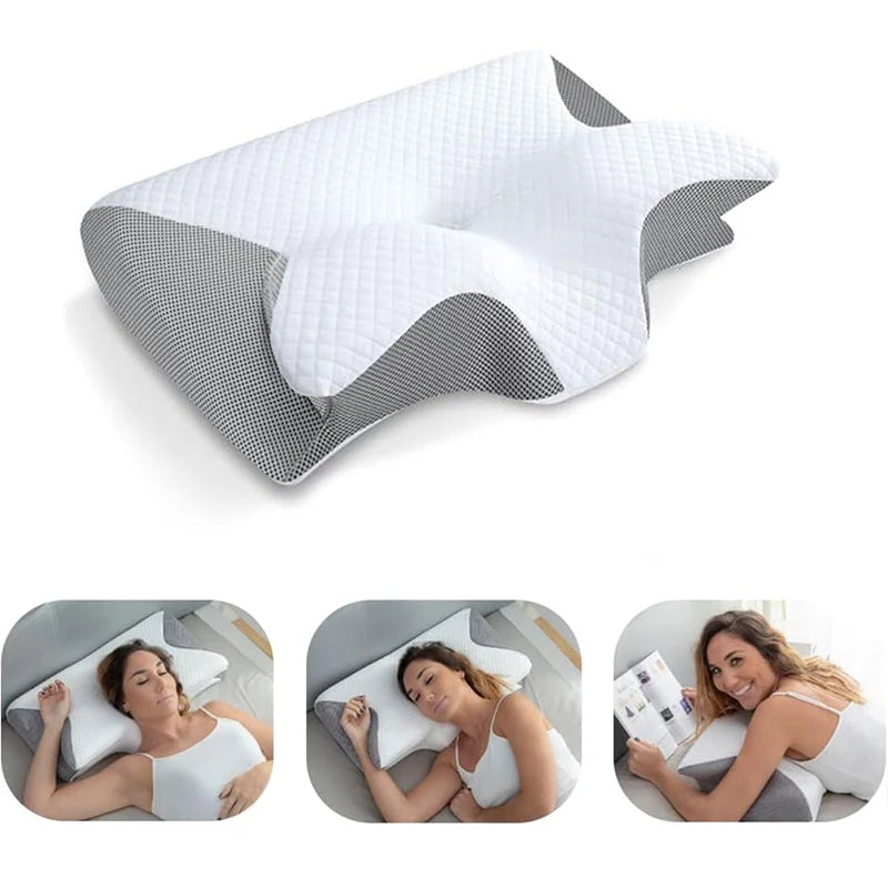 Veloria 2-in-1 Orthopädisches Nackenkissen