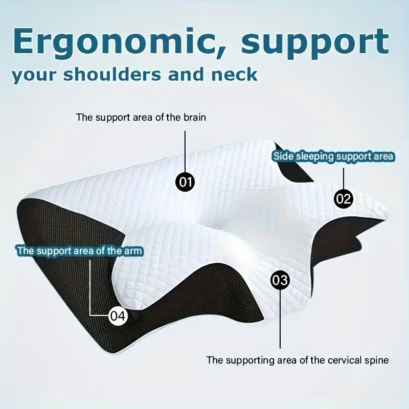 Veloria 2-in-1 Orthopädisches Nackenkissen