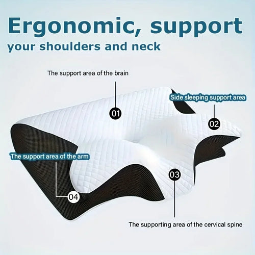 Veloria 2-in-1 Orthopädisches Nackenkissen